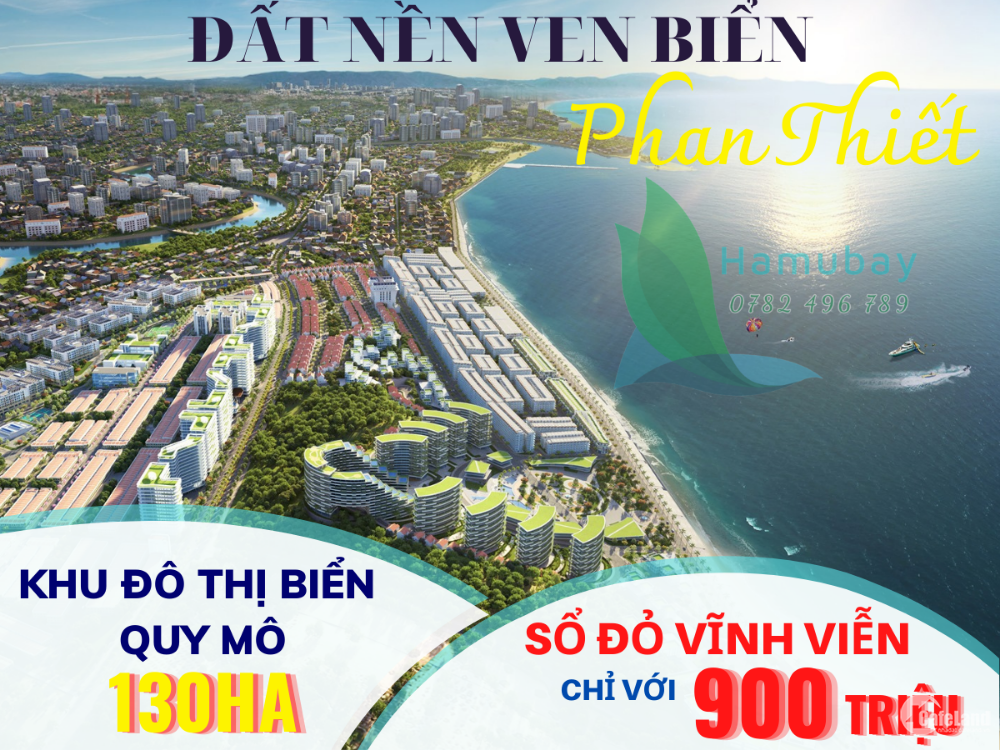 Chỉ 958,5 triệu Sở Hữu Đất Nền Mặt Biển Ngay TT TP Phan Thiết