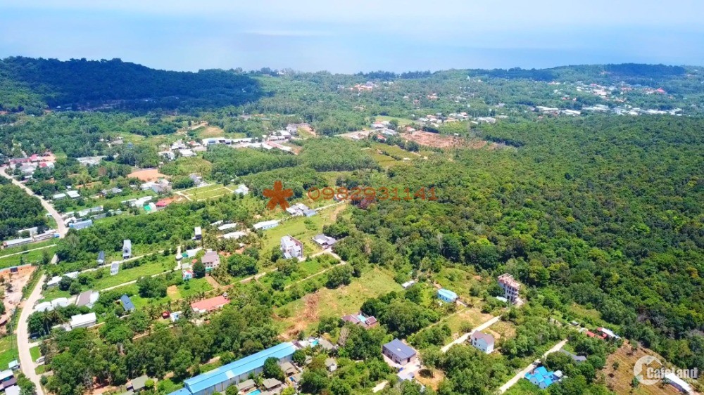 Bán mảnh đất 250m mặt tiền 15m quy hoạch đất ở cách biển Ông Lang 3km TP Phú Quố