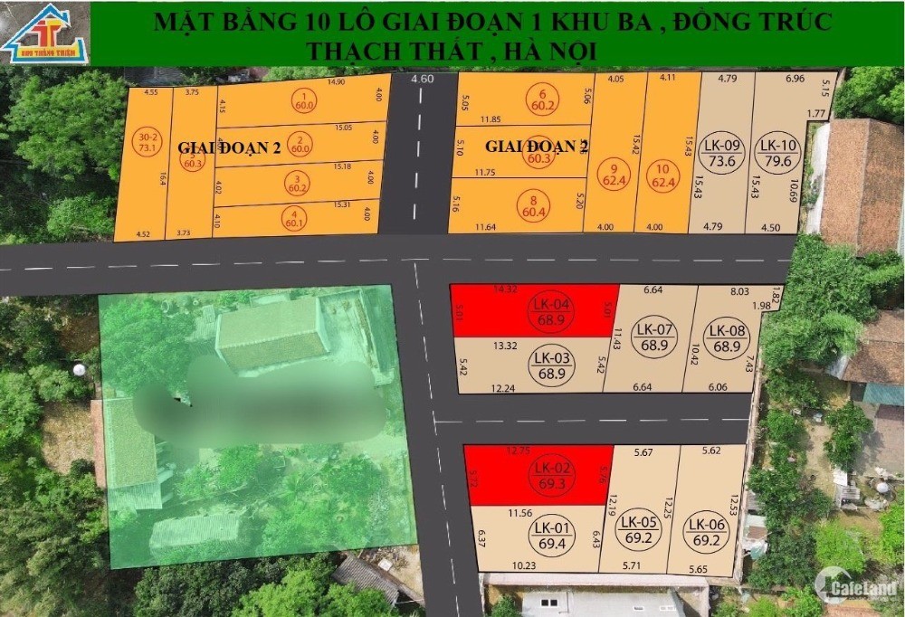 Chính chủ cần bán gấp lô đất nền 80m2 tại Đồng Trúc, Thạch Thất, đã có sổ đỏ