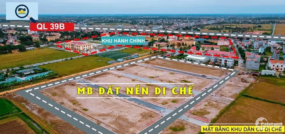 ĐẤT ĐẤU GIÁ DỊ CHẾ, TIÊN LỮ, SỔ ĐỎ TỪNG LÔ