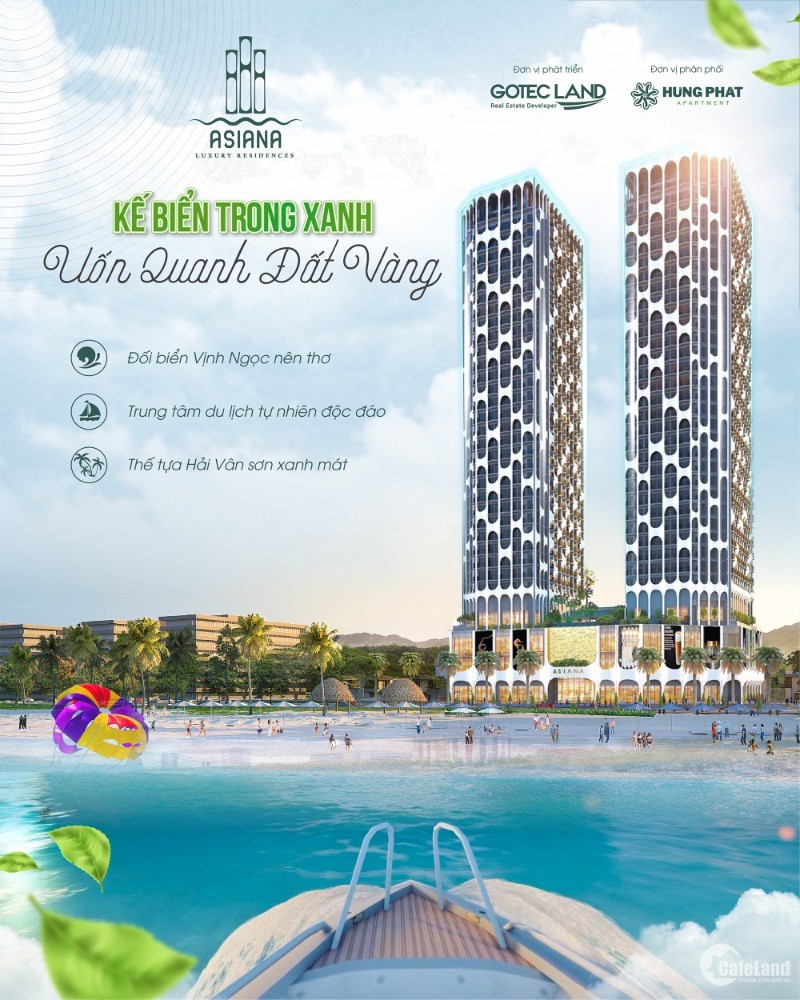 Chính sách ưu đãi từ CĐT Asiana Đà Nẵng, sở hữu căn hộ view biển chỉ từ 420tr!!!