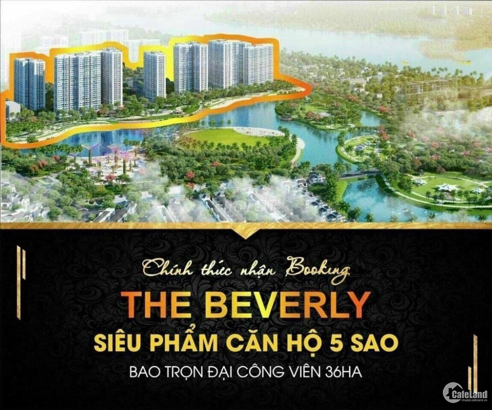 Bán Đợt 1 The BeverLy Vinhomes Quận 9 cho vay 80%