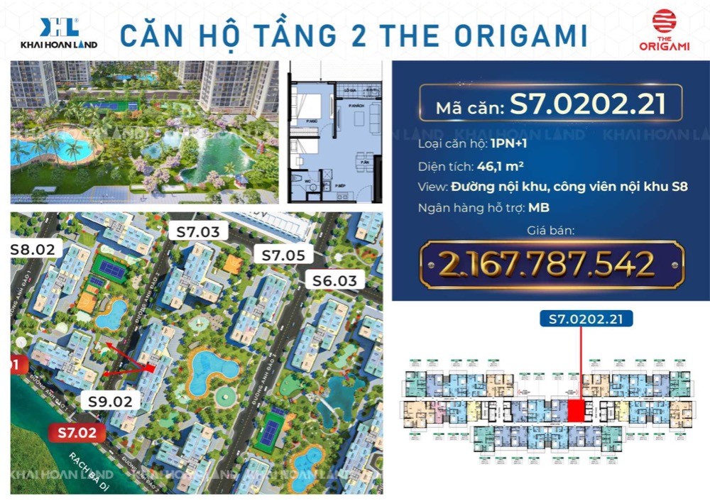 Sở hữu căn hộ The Origami Vinhome  Q9 với chính sách  vay 100% không lãi suất