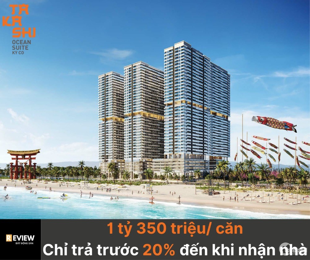 Căn hộ biển 40m2 - Takashi Ocean Suite Kỳ Co