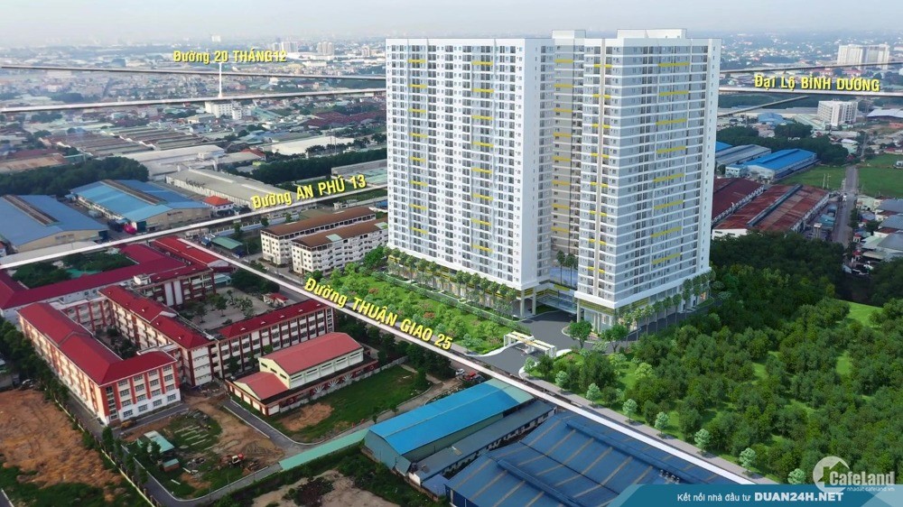 Căn hộ Legacy Central chỉ từ 135 triệu/căn ngay trung tâm thành phố Thuận An. NH