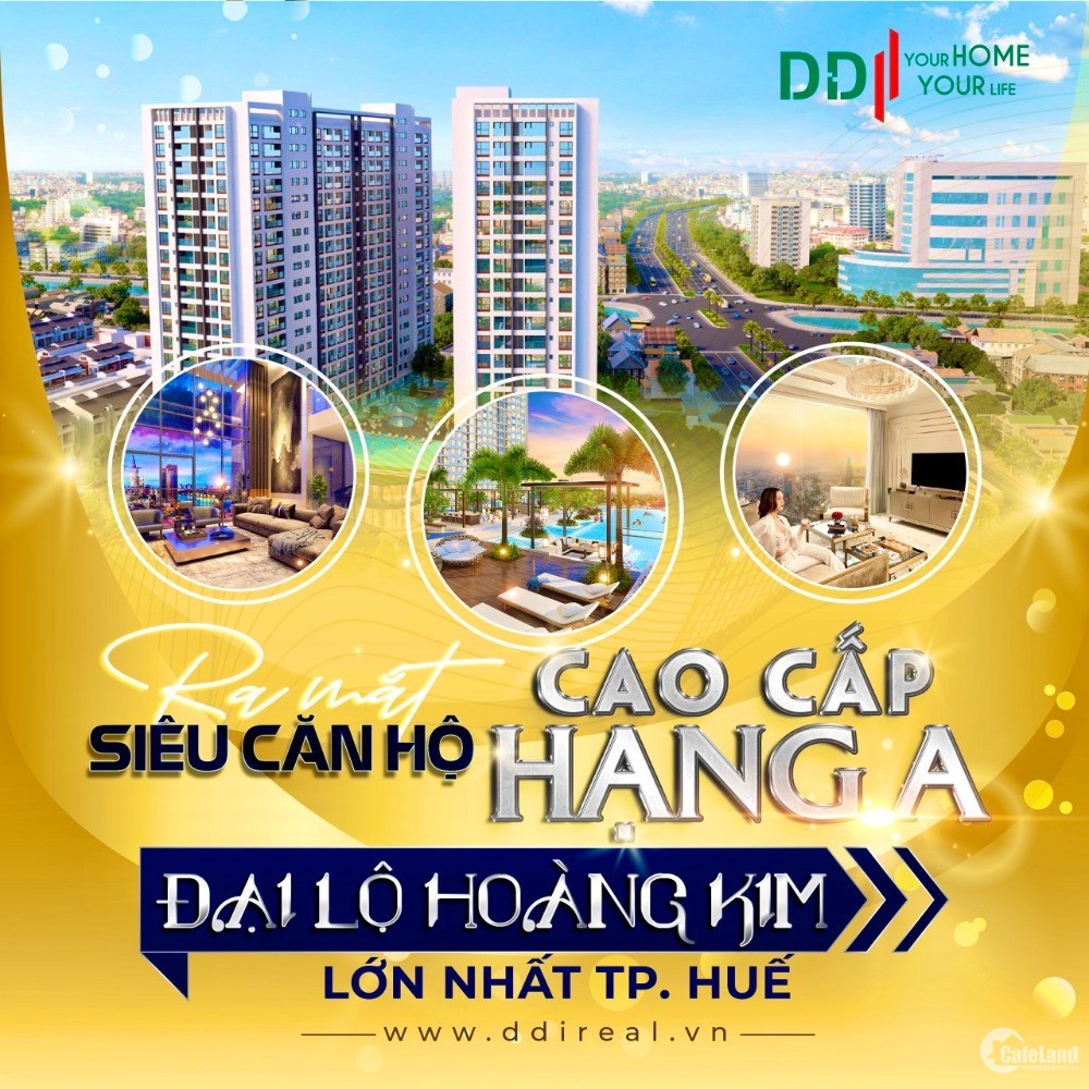 Ra mắt siêu căn hộ cao cấp - Đại lộ Hoàng Kim lớn nhất TP Huế