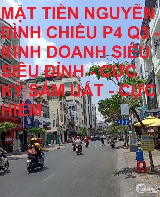 Bán nhà mặt tiền lô góc Nguyễn Đình Chiểu P4 Q3 46m2 giá hạt dẻ 15.6tỷ