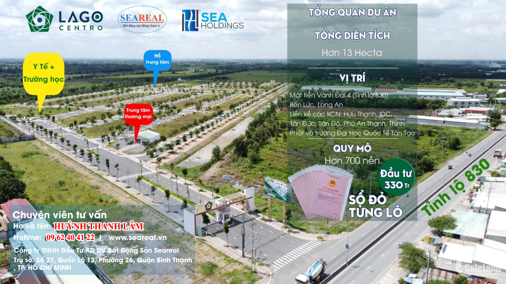 Cần bán Đất nền dự án dự án Lago Centro, Diện tích 80m², Giá 1.3 Tỷ