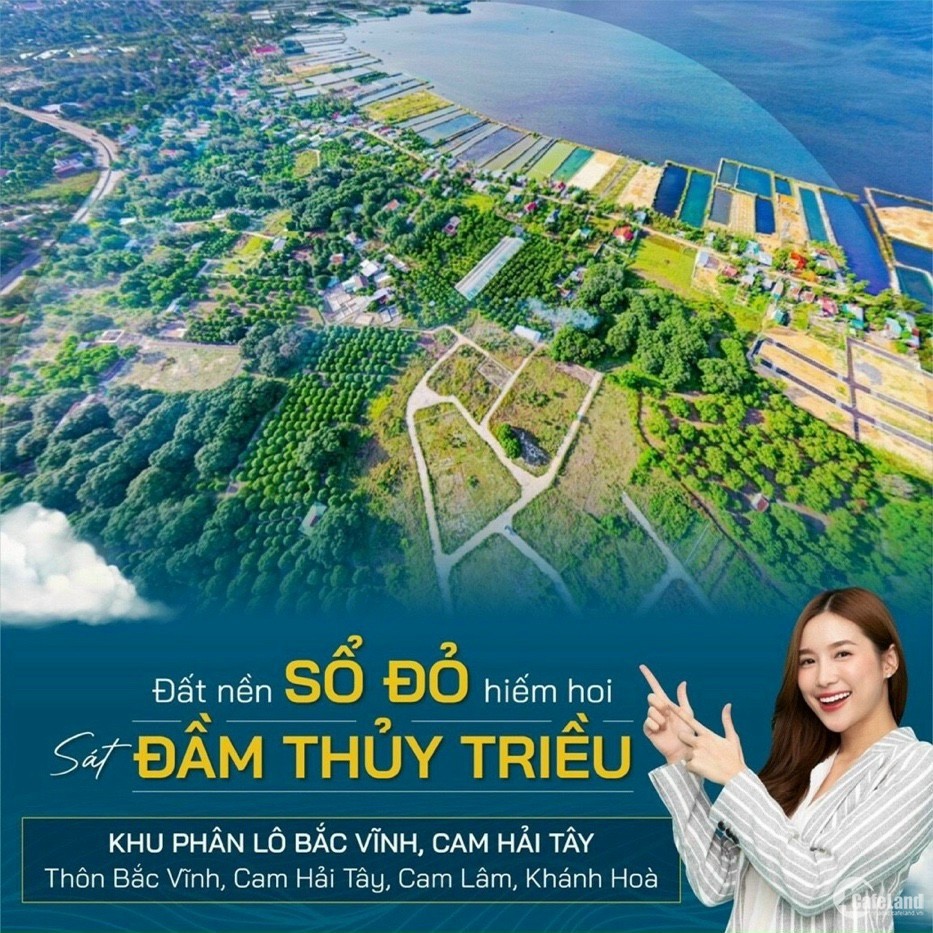 Đất Nền "Giá Hiếm" Tại Cam Lâm - Khánh Hòa, Sổ Đỏ Từng Lô, Sát Đầ Thủy Triều