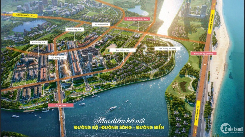KĐT Điện âm ven Sông cận biển Nam Đà Nẵng - Giá cực sốc đầu tư GD1