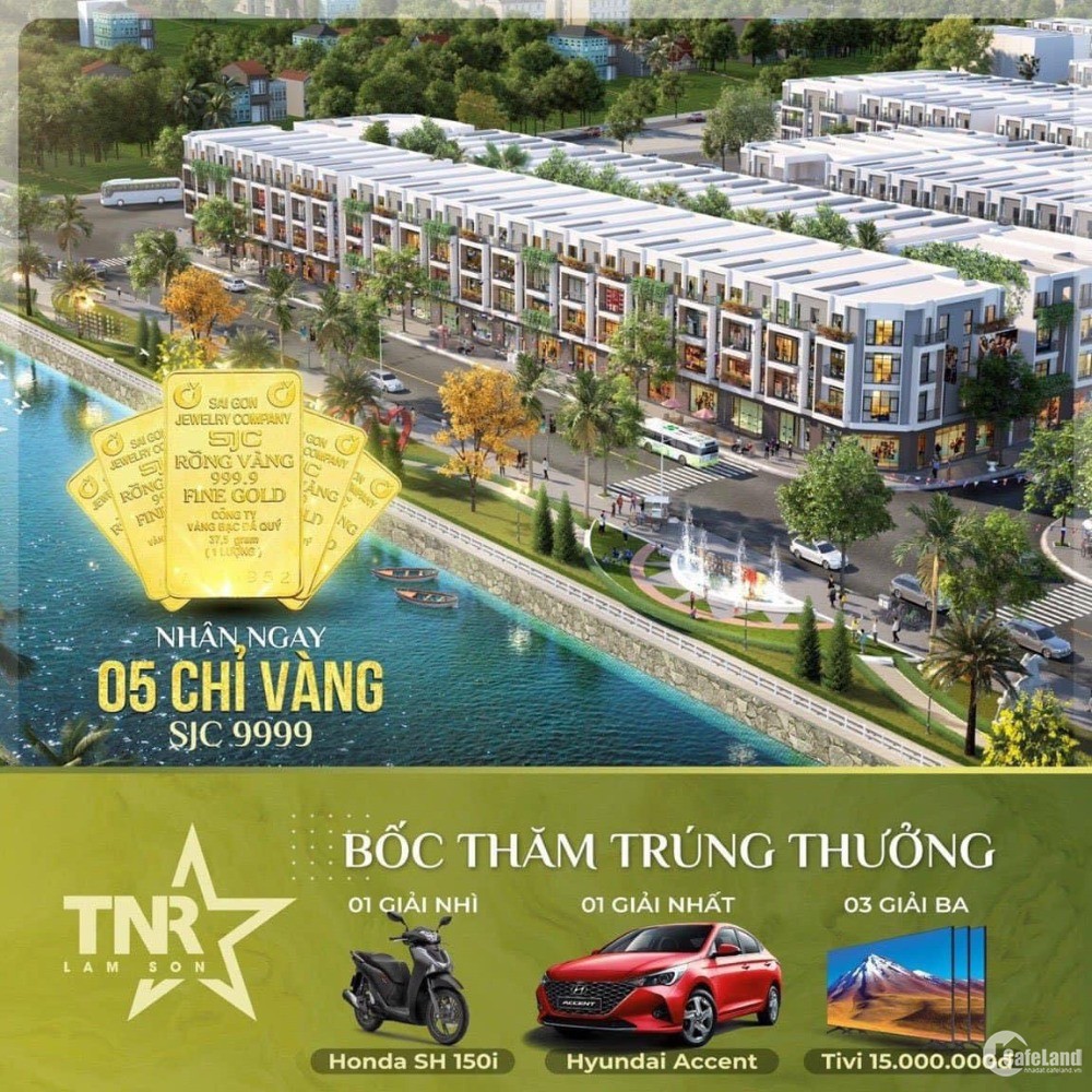 Bán nhanh lô đất ngoại giao dự án TNR Stars Lam Sơn - Thọ Xuân