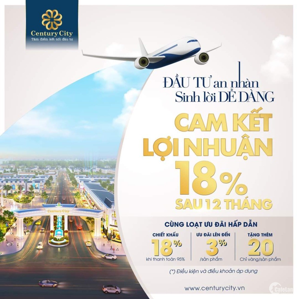 Đất nền sân bay- sổ đỏ trao tay- nhận ngay lợi nhuận 18%