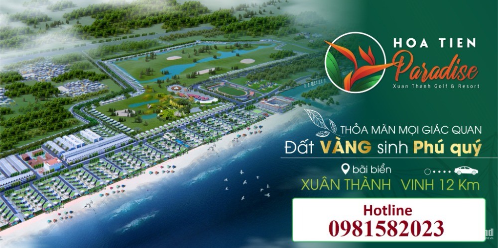 Ra mắt phân khu Hoa Tiên Golf Villa dự án Hoa Tiên Paradise Nghi Xuân Hà Tĩnh