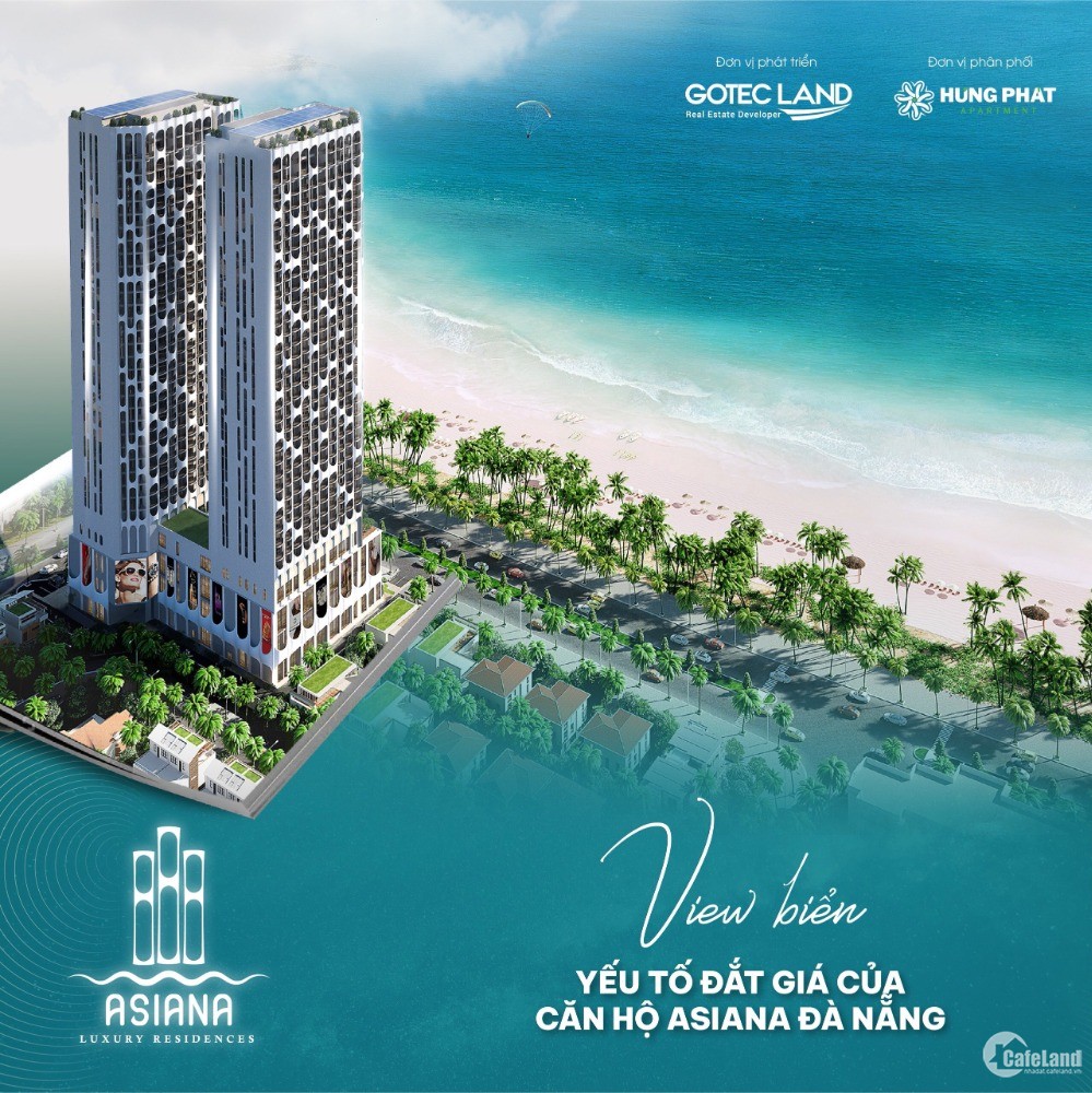 Sở hữu ngay căn hộ Biển Asiana Luxury Residences Đà Nẵng chỉ từ 750 triệu