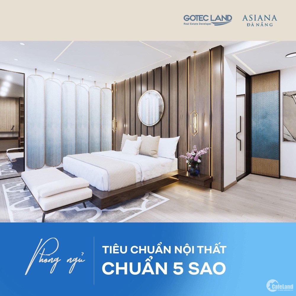 Duy nhất căn 1PN cao cấp biển và thành phố Asiana Luxury Residences Đà Nẵng