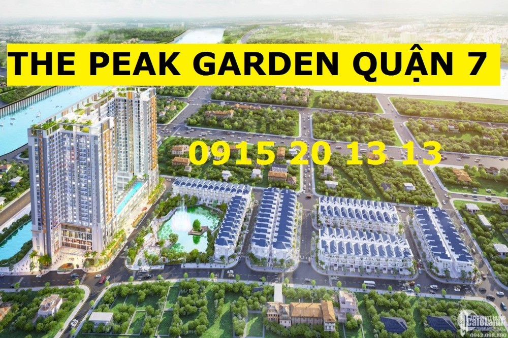 The Peak Garden Quận 7 Chiết khấu 1%, Cam kết mua lại 14% Căn 2PN 65m2, 3PN 85m2