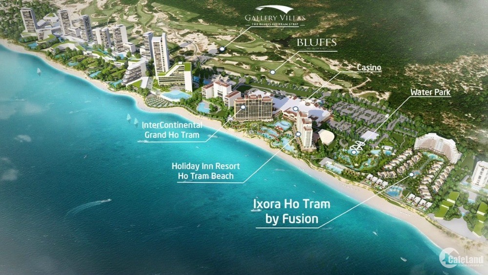 Biệt thự biển Ixora Ho Tram by Fusion giá chỉ 18 tỷ/căn villa 3PN