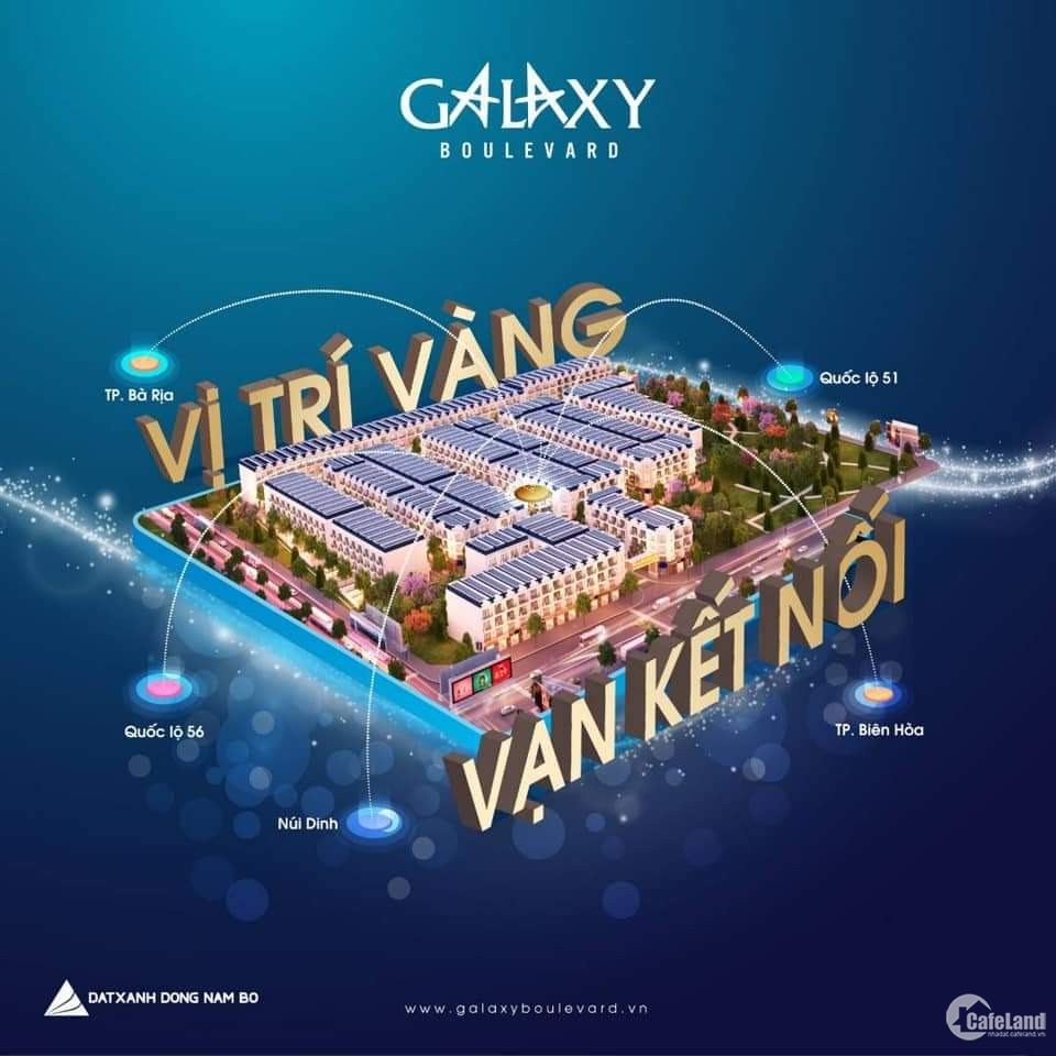 Galaxy Boulevard - Khu đô thị thương mại cửa ngõ núi Dinh