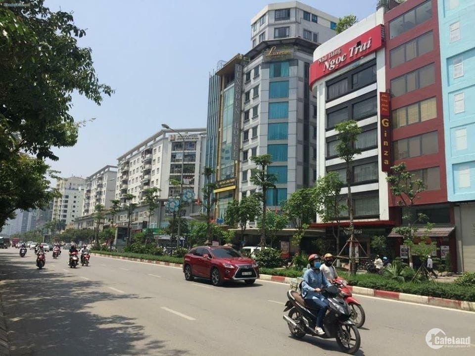 Bán building văn phòng Trần Duy Hưng 150m2 8 tầng mặt tiền 11m giá 55 tỷ