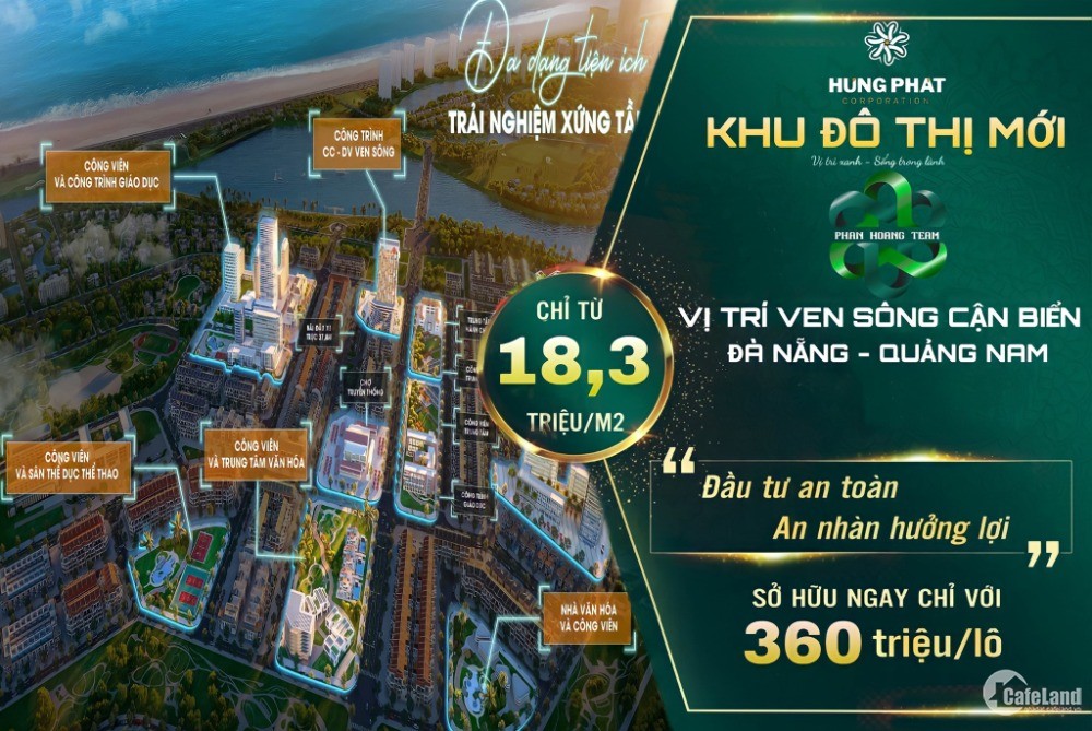 Bán đất dự án Dũng Sĩ Điện Ngọc Quảng Nam - Đà Nẵng thanh toán từ 360TR
