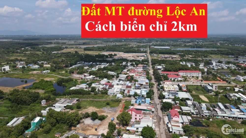Đất 2 MT đường: Lộc An - Võ Thị Sáu. Cách biển Lộc An 2km. Có Video thực tế.