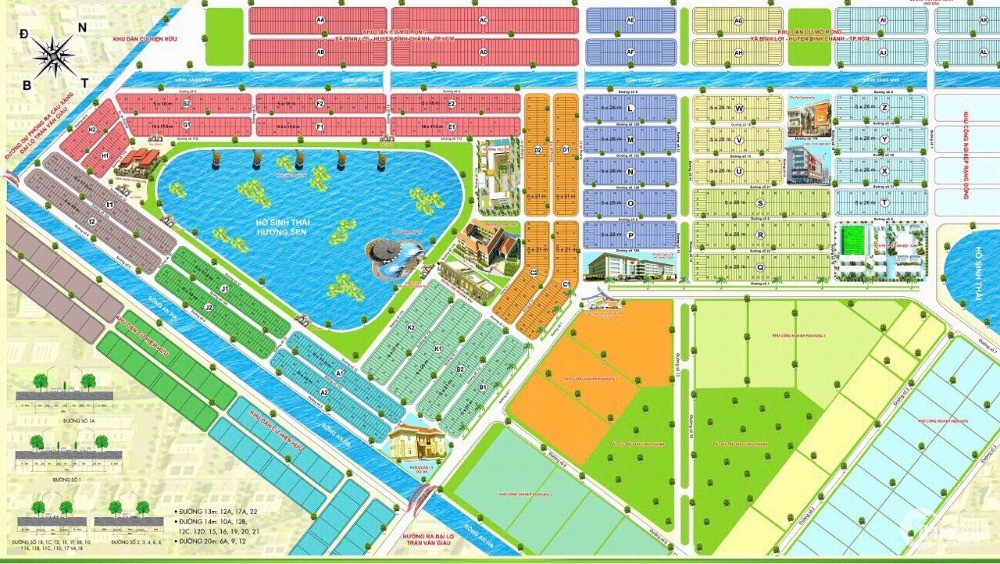 Đất KDC Tân Đô (Hương Sen Garden, Đất Nam Luxury) rẻ hơn giá công ty đang bán