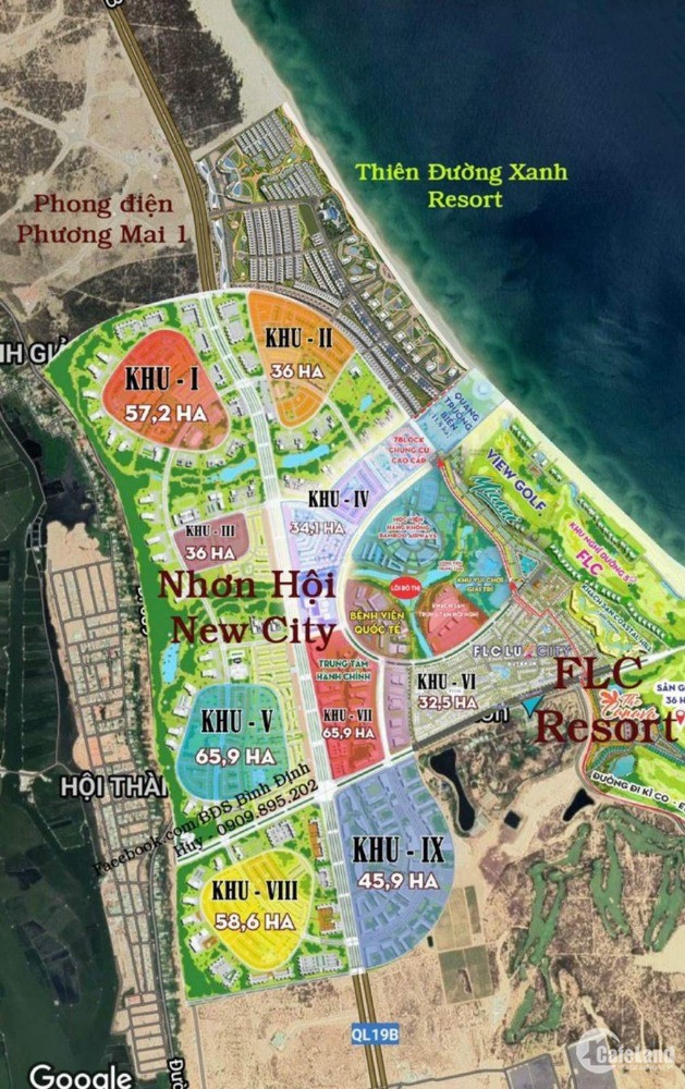 DỰ ÁN ĐẤT NỀN VEN BIỂN NHƠN HỘI NEW CITY  CÓ SỔ HỒNG TỪNG NỀN.