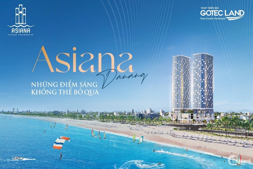 Gotecland ra mắt căn hộ cao cấp 99% căn view biển Asiana Đà Nẵng,sở hữu lâu dài