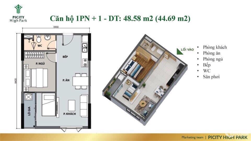 Căn Hộ 1PN Q.12 - 700 Triệu Sở Hữu Ngay