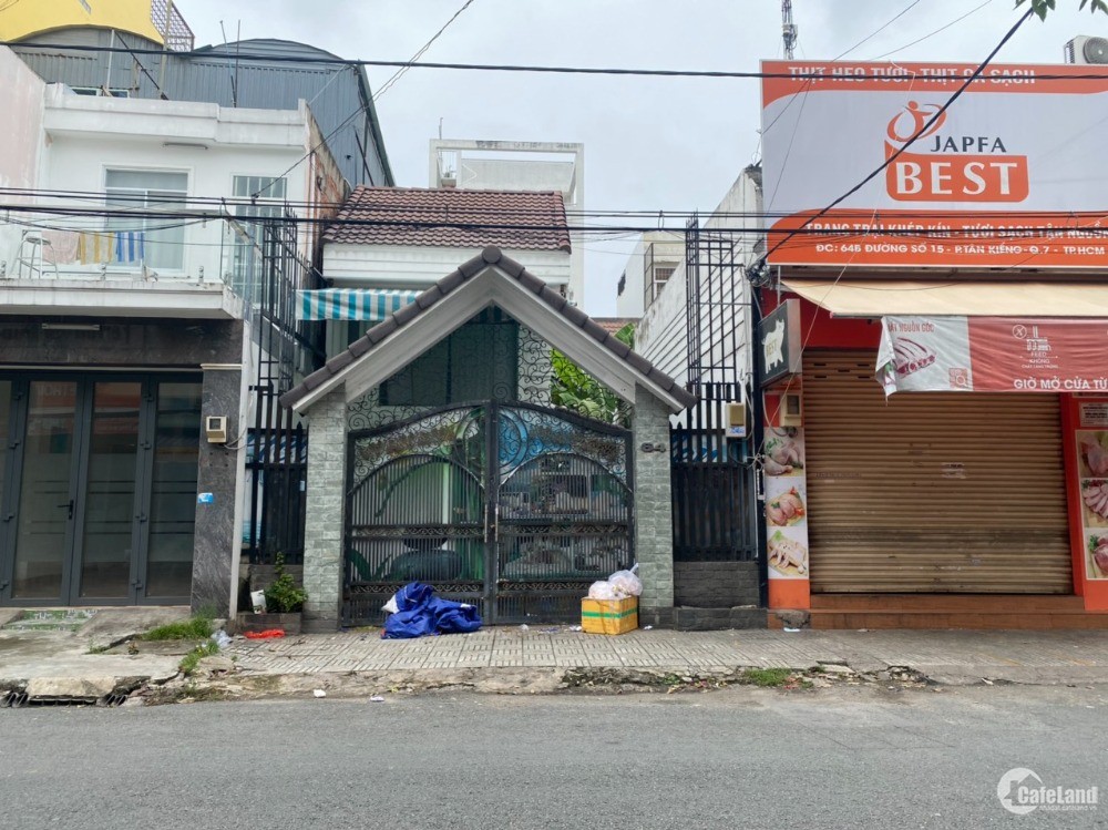 Bán nhà mặt tiền chợ Tân Quy đường 15, P.Tân Quy