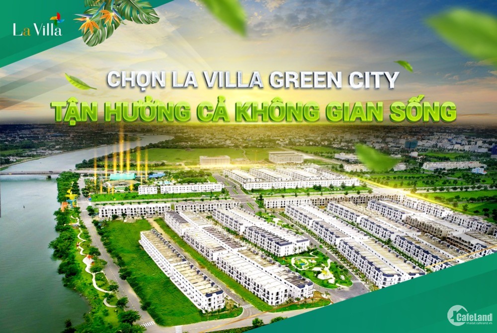 Không gian sống xanh an lành giữa lòng thành phố Tân An - LAVILLA GREEN CITY