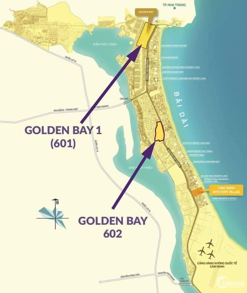 Đất nền ven biển dự án Golden Bay 602 còn đang rẻ - Hãy đầu tư ngay bây giờ