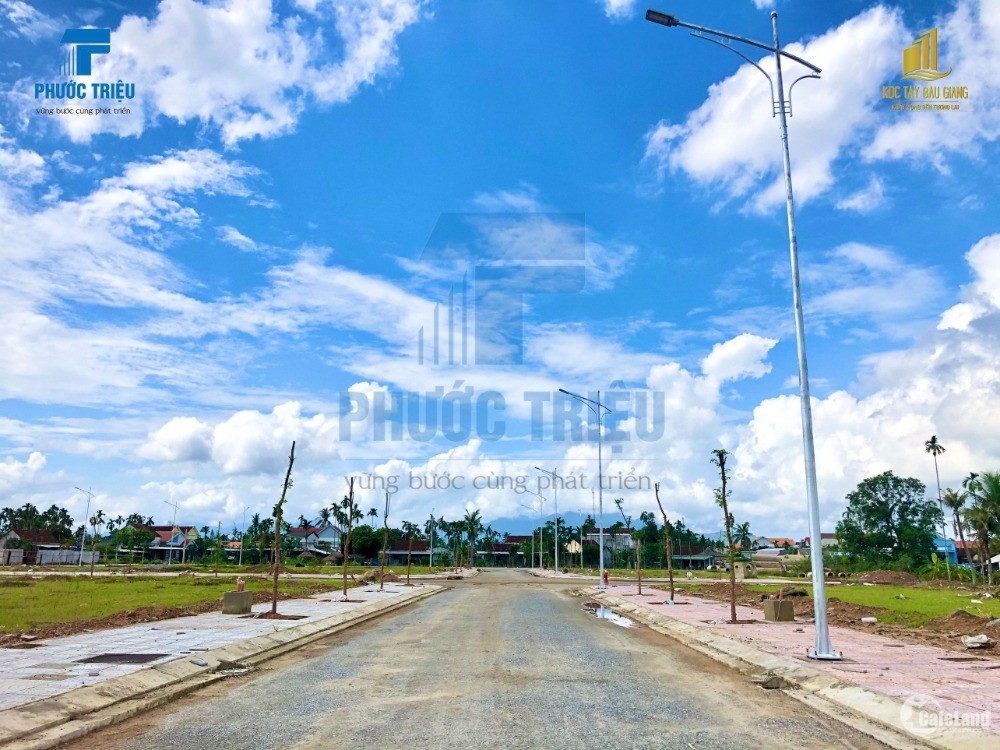 Đất nền dự án giá rẻ ven sông Tp Quảng Ngãi - KDC Tây Bàu Giang