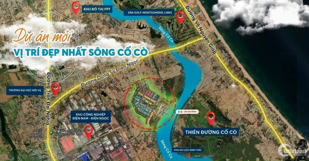 Bán 5 suất ngoại giao đường 10m5 khu đô thị mới ra mắt ngay sông Cổ Cò