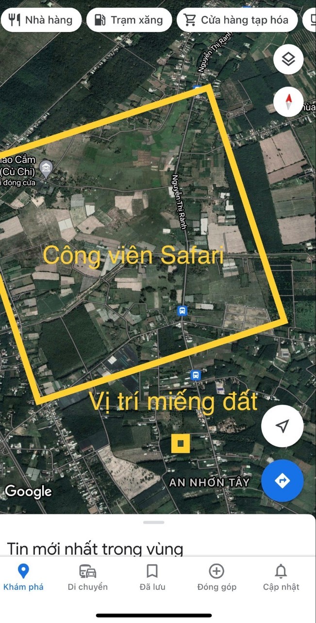Bán đất mặt tiền Nguyễn Thị Rành - Quy hoạch KDC có 600m2 thổ cư