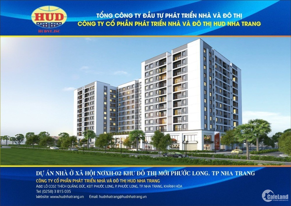 Dự án chung cư nhà ở xã hội HUD Phước Long chỉ từ 16tr/m2