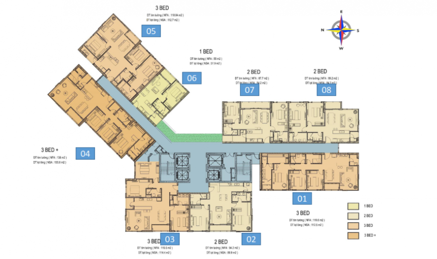 Giỏ hàng các căn hộ Đảo Kim Cương bán tại Quận 2, 1-4PN, penthouse, duplex,..