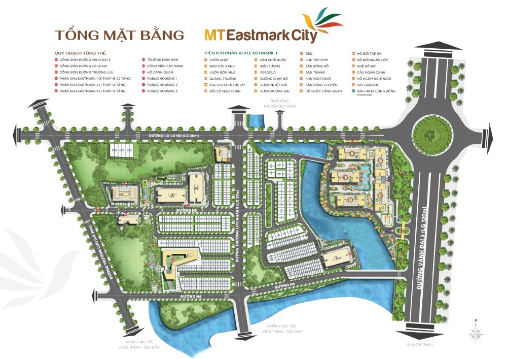 Căn hộ cao cấp ven sông MT- Eastmark Q.9 giá 36 triệu/m2 có VAT gần Vinhome