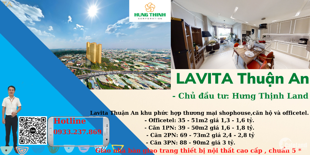 Căn hộ cao cấp Lavita Thuận An - Đại lộ Bình Dương