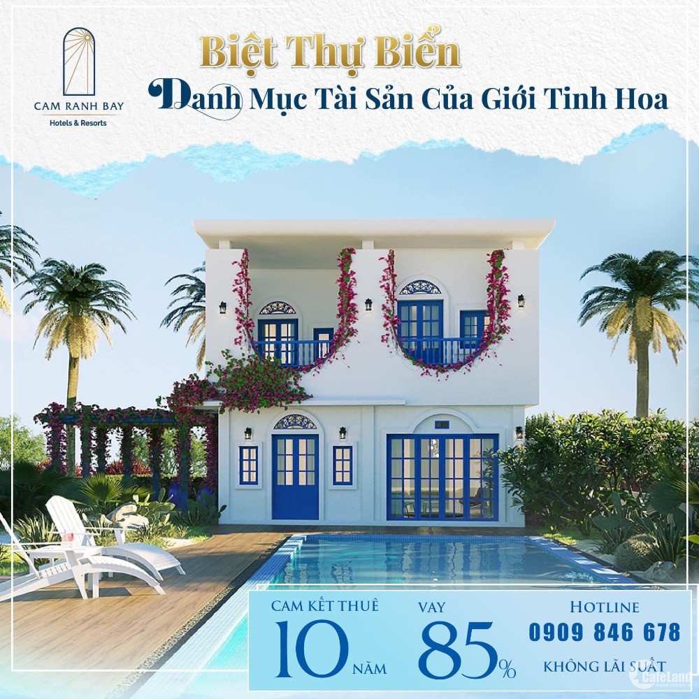 BIỆT THỰ SANTORINI - MỘT HY LẠP THU NHỎ TẠI CAM RANH BAY – CƠ HỘI HIẾM HOI CHO