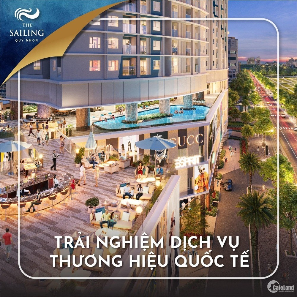 Căn hộ The Sailling Quy Nhơn đạt tiêu chuẩn 5 sao