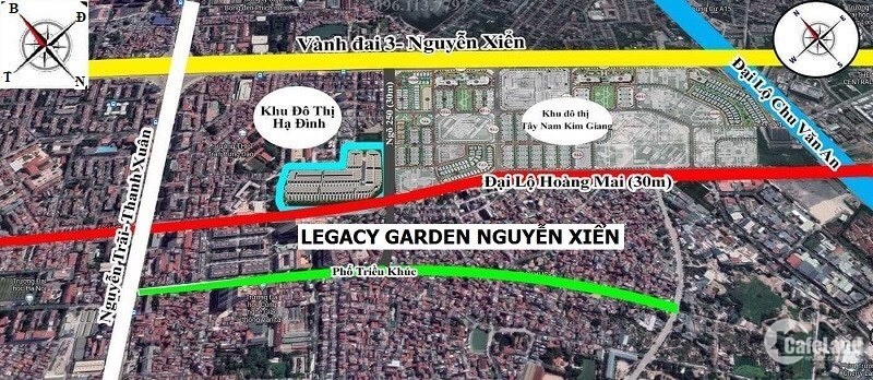 Nhà liền kề dự án chuẩn bị mở bán quận Thanh Xuân, 175tr/m2