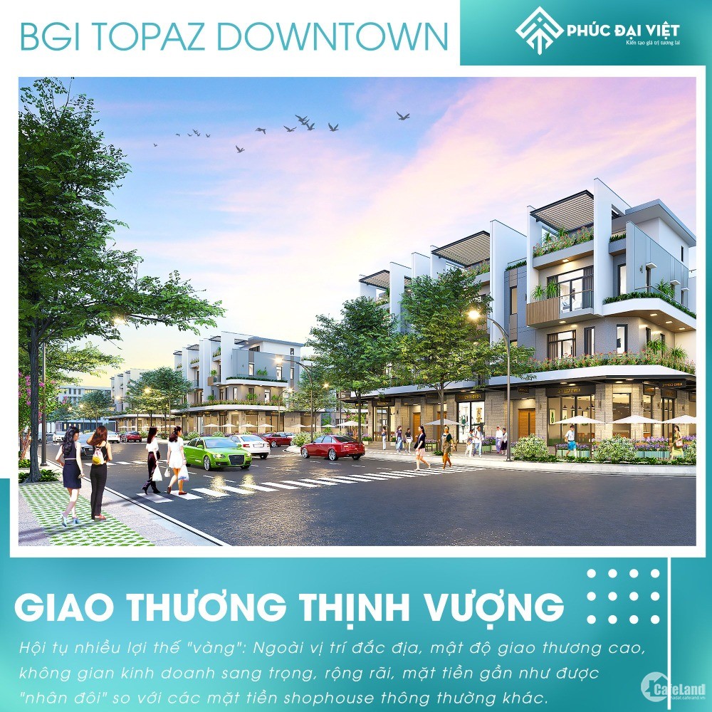 Ra mắt GĐ1 Shophouse thương mại,nhà Phố liền kề mặt tiền Hoàng Quốc Việt 26m
