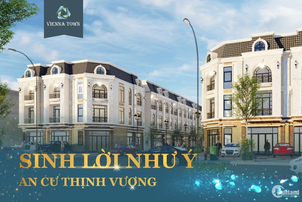 Nhà Phố Vienna town thành phố Bà Rịa, mặt tiền đường Cách Mạng T 8