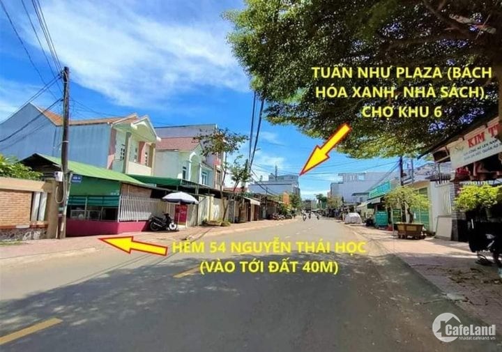 Chủ gửi bán đất hẻm 54 Nguyễn Thái HọC