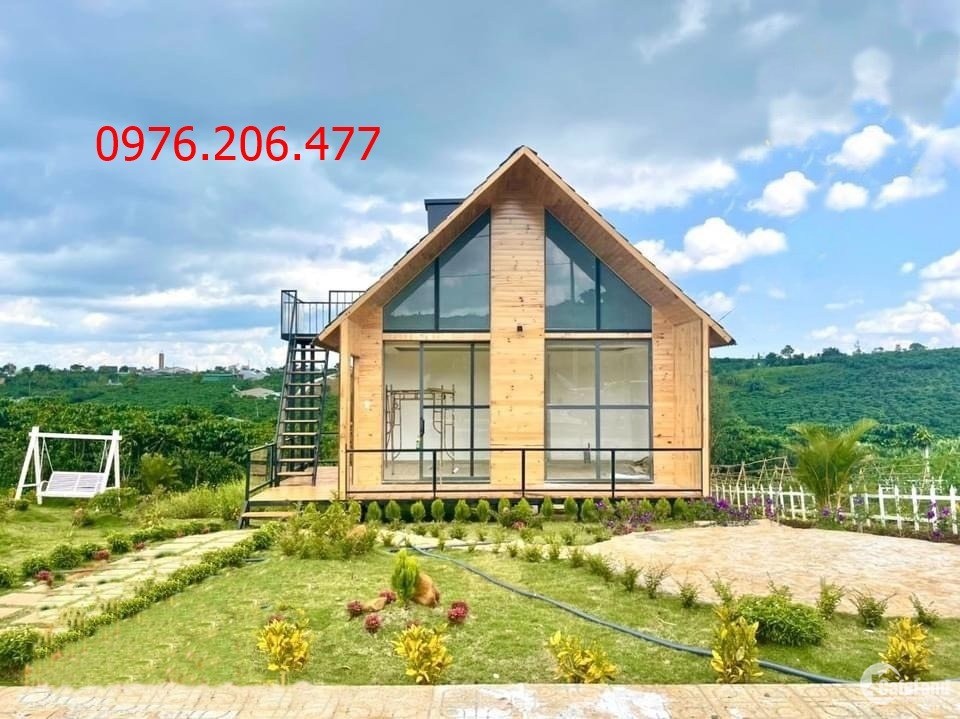 đất nghỉ dưỡng tjai Bảo Lộc, view hồ và đồi chè, sổ sẵn giá từ 840tr/lô