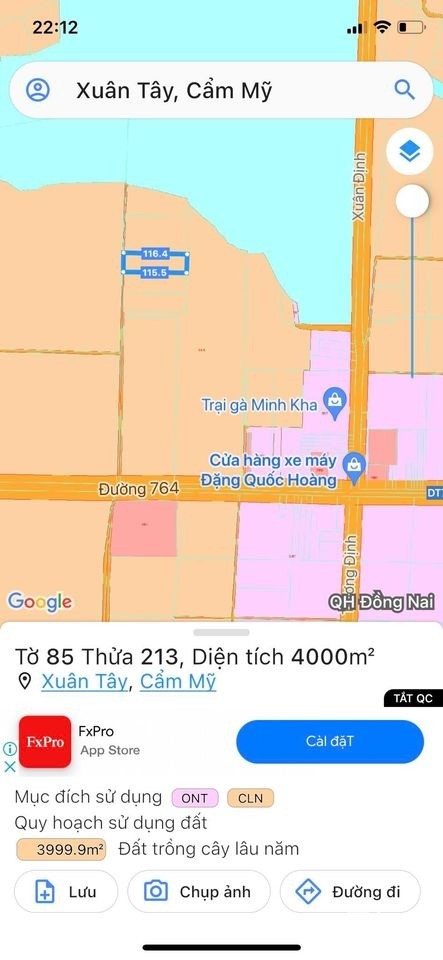 Siêu Phẩm 1/ thẳng đường TL764, Ấp 12, Xuân Tây, Cẩm Mỹ