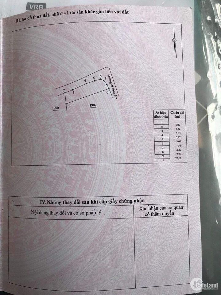 Cần bán lô đất diện tích 103,1m - Diên Sơn 2 mặt tiền