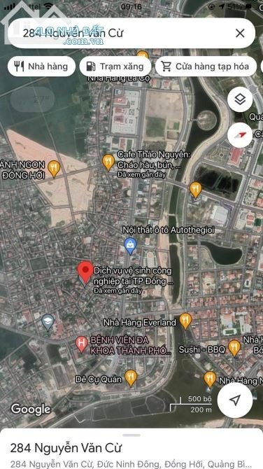 Bán lô đất mặt tiền đường Nguyễn Văn Cừ giá siêu rẻ tỉnh Quảng Bình