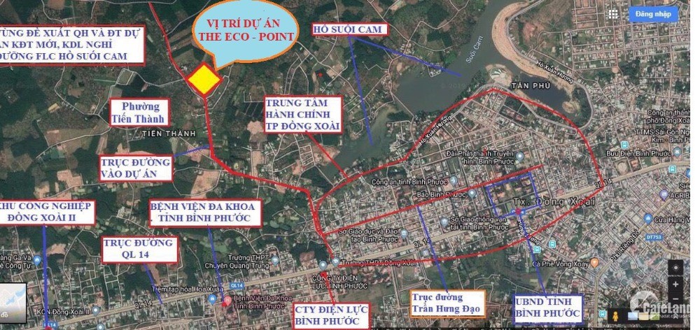 Dự án The Eco Point ngay tại trung tâm Tp Đồng Xoài , tỉnh Bình Phước